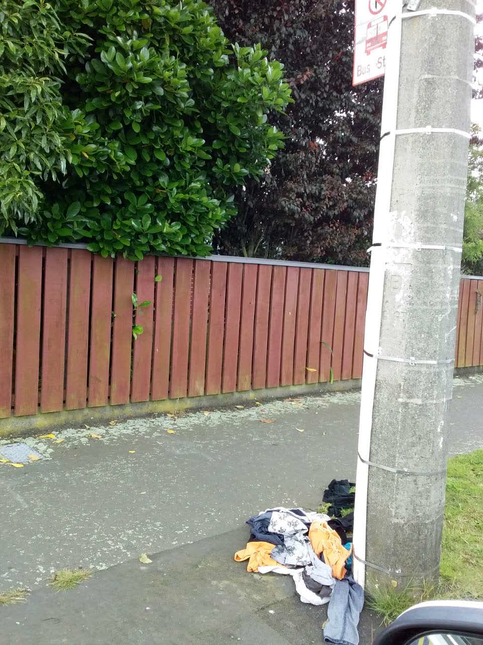 The photograph attached to this rubbish/recycling report
