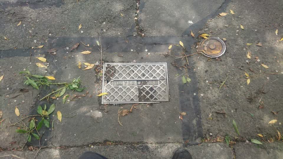 The photograph attached to this water supply report
