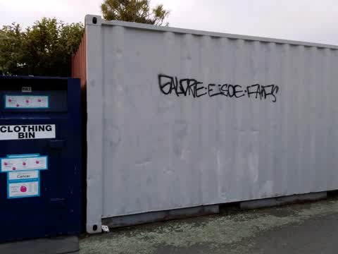 Graffiti, a report photo
