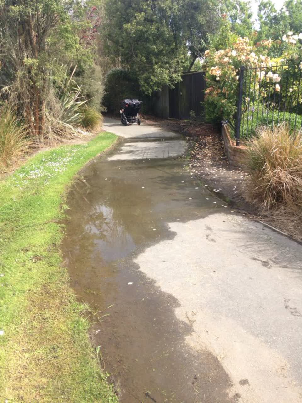 The photograph attached to this water supply report