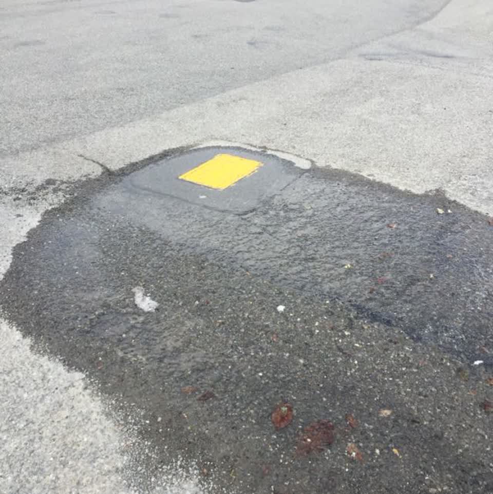 The photograph attached to this water supply report