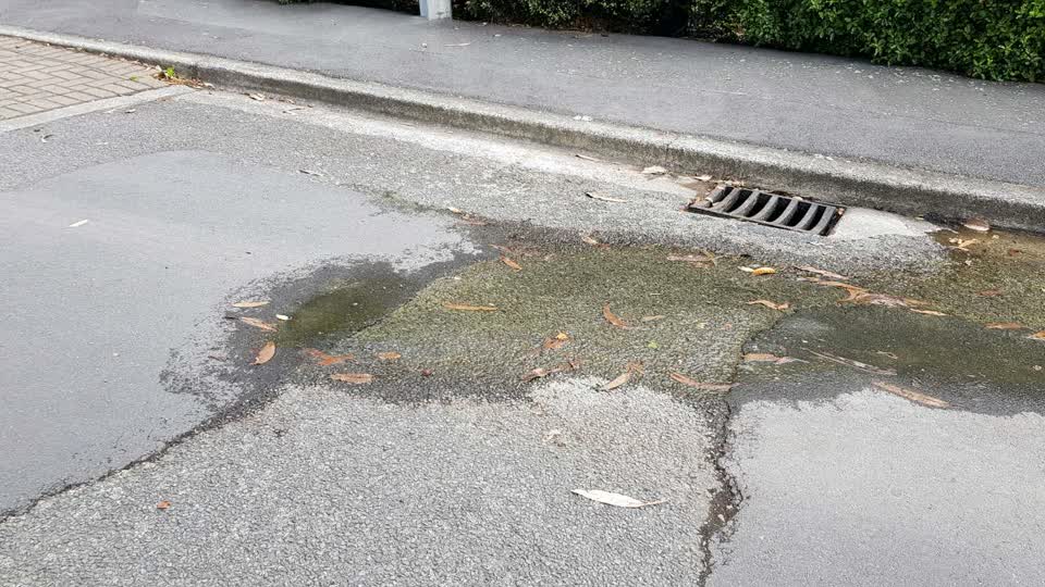 The photograph attached to this wastewater/stormwater report