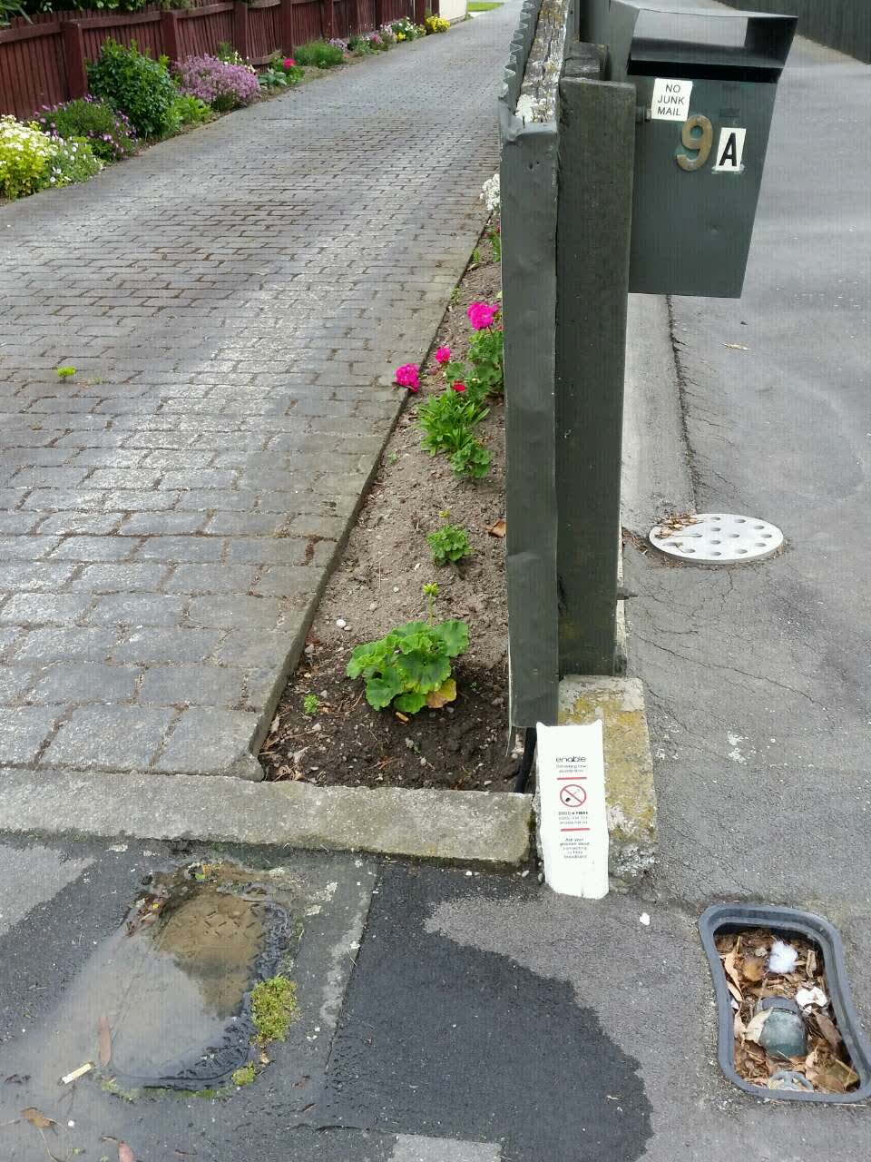 The photograph attached to this water supply report