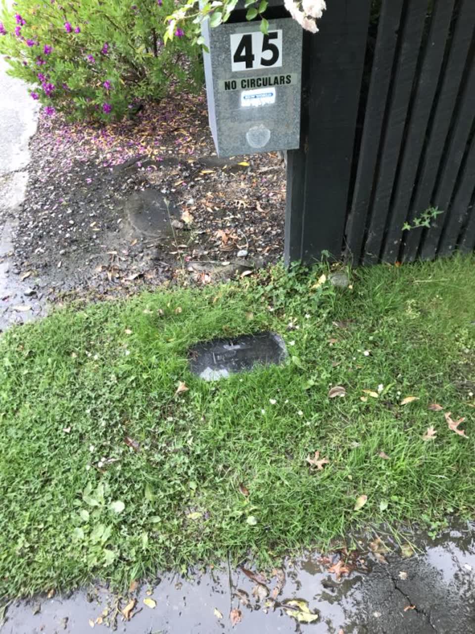 The photograph attached to this water supply report