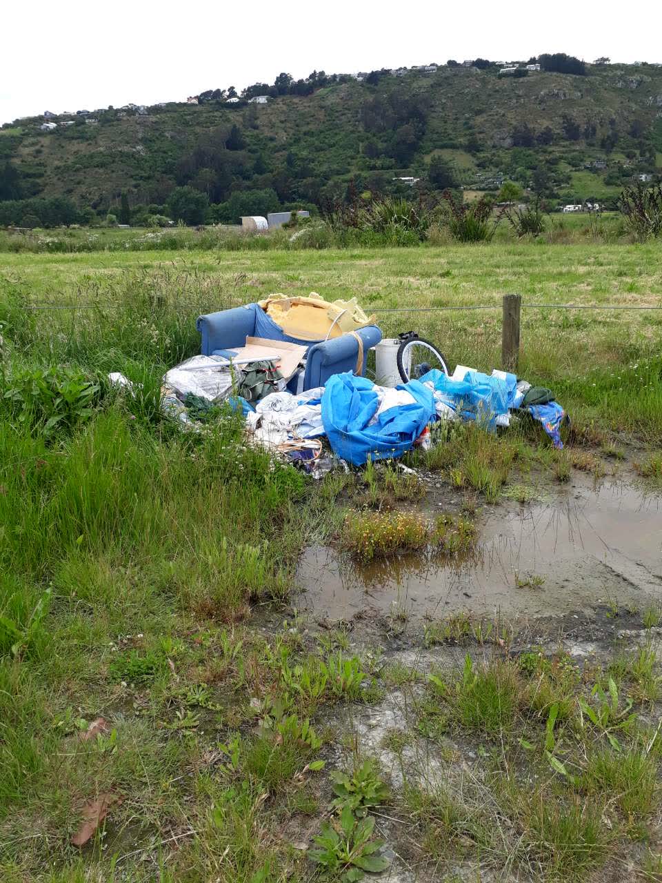 The photograph attached to this rubbish/recycling report
