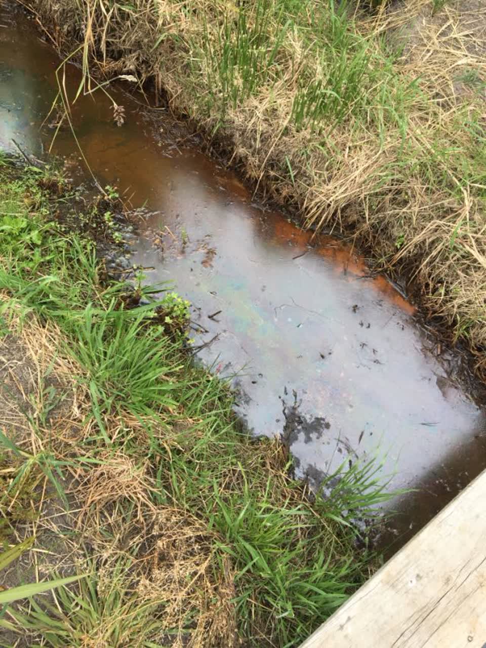 The photograph attached to this wastewater/stormwater report