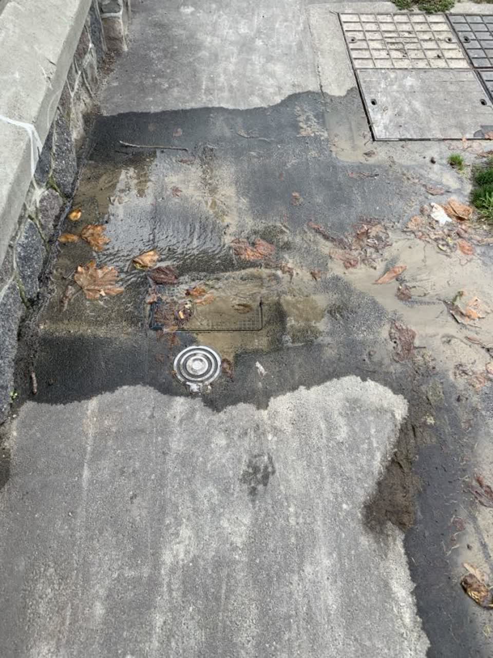 The photograph attached to this water supply report