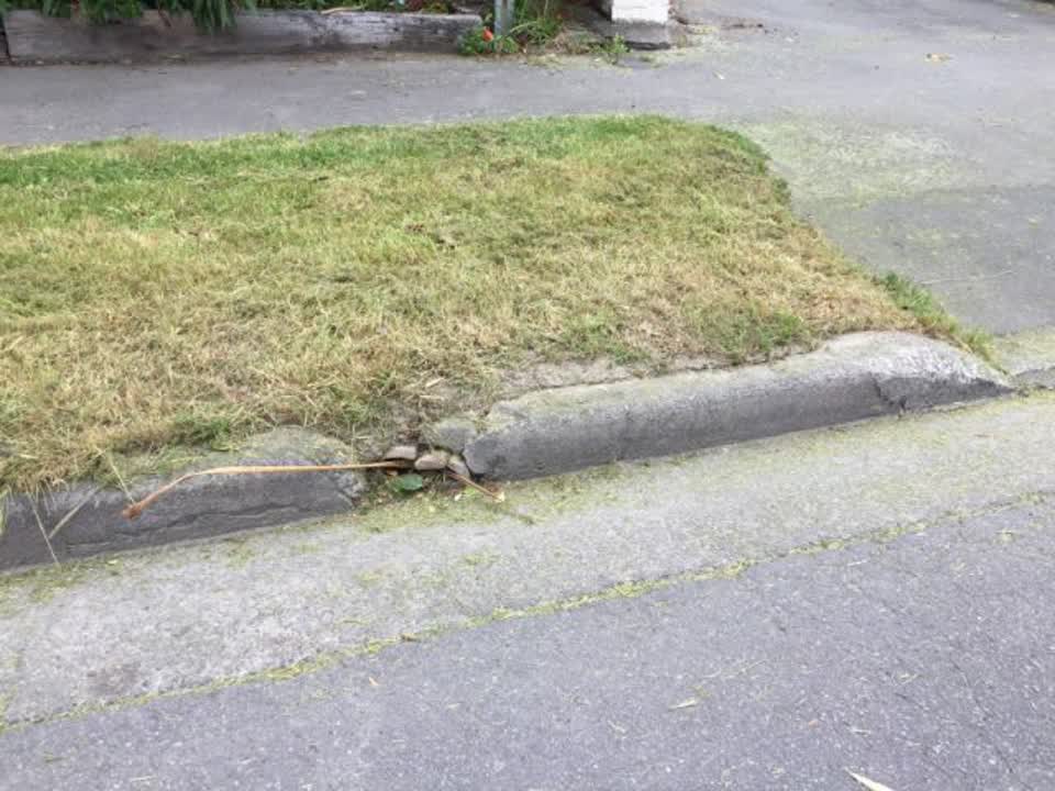 The photograph attached to this wastewater/stormwater report