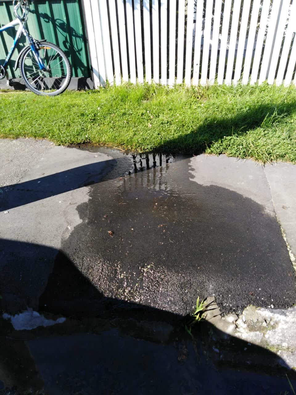 The photograph attached to this water supply report