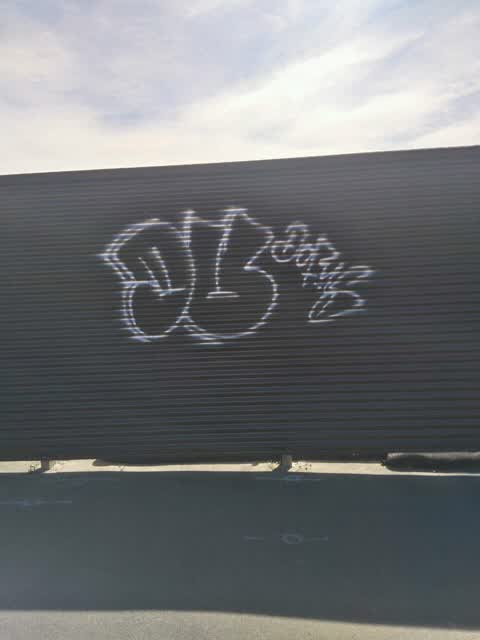 Graffiti, a report photo