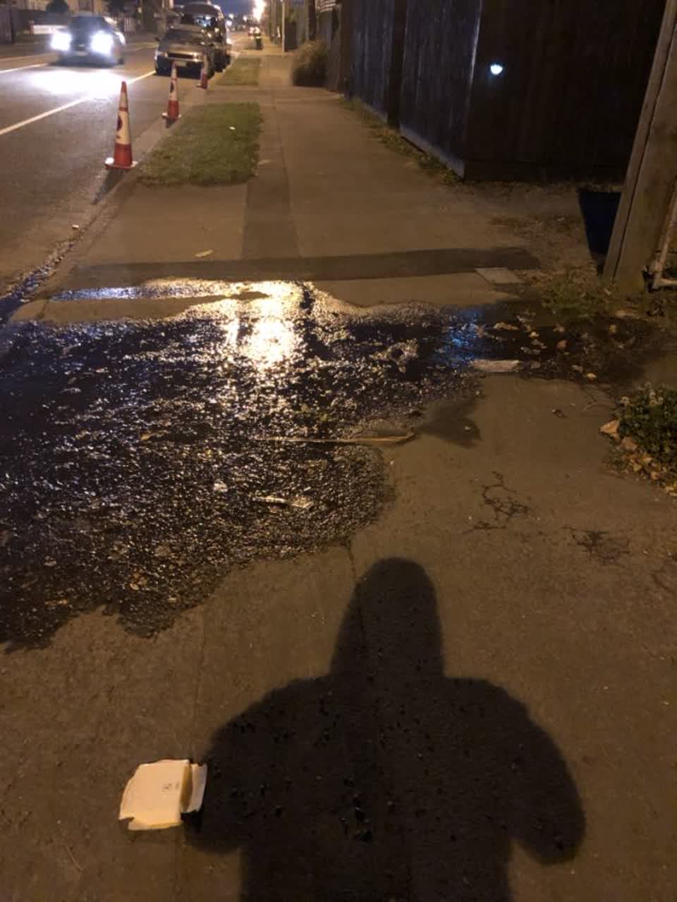 The photograph attached to this water supply report