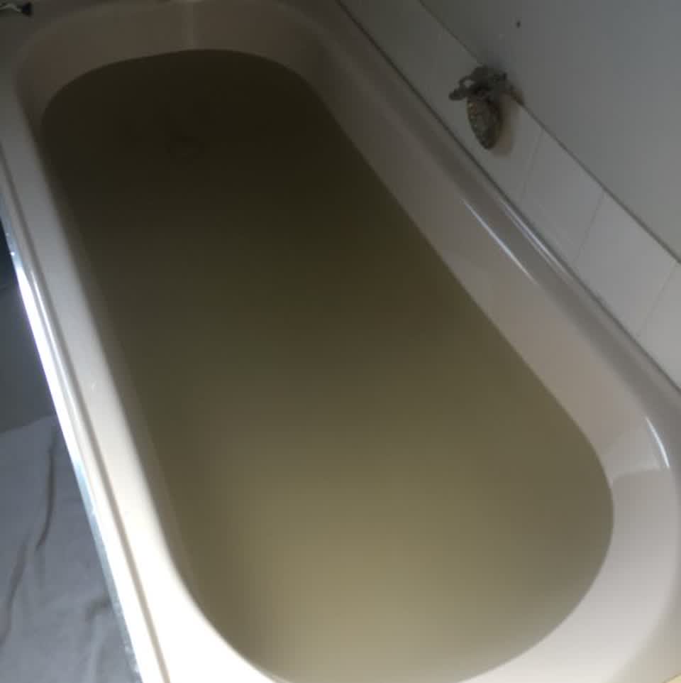 The photograph attached to this water supply report