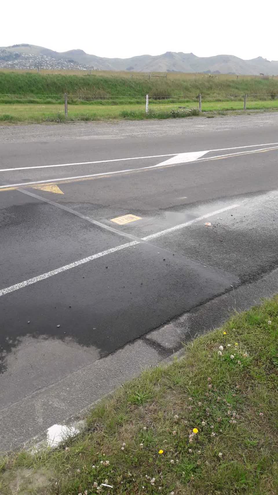 The photograph attached to this flooding report