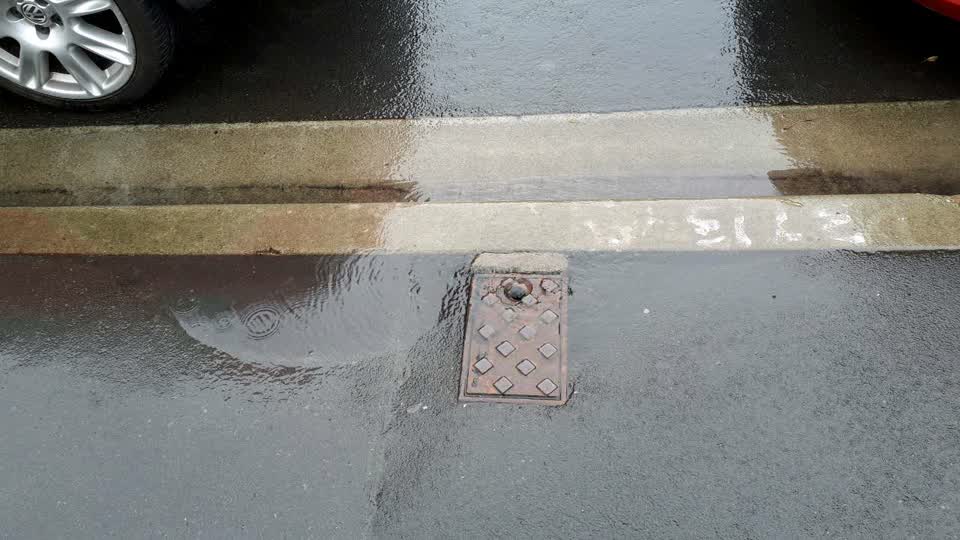 The photograph attached to this wastewater/stormwater report