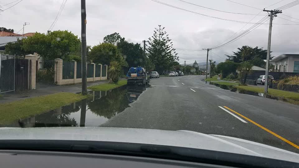 The photograph attached to this flooding report