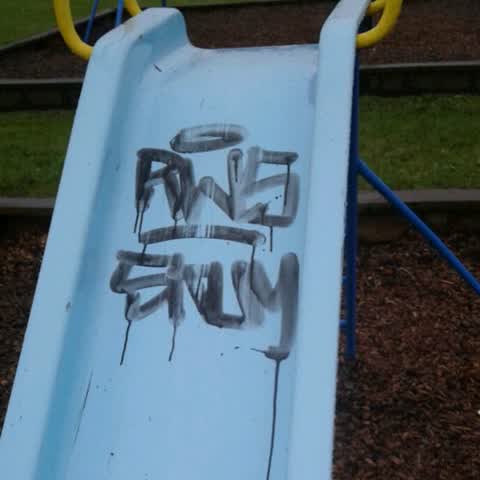 Graffiti, a report photo
