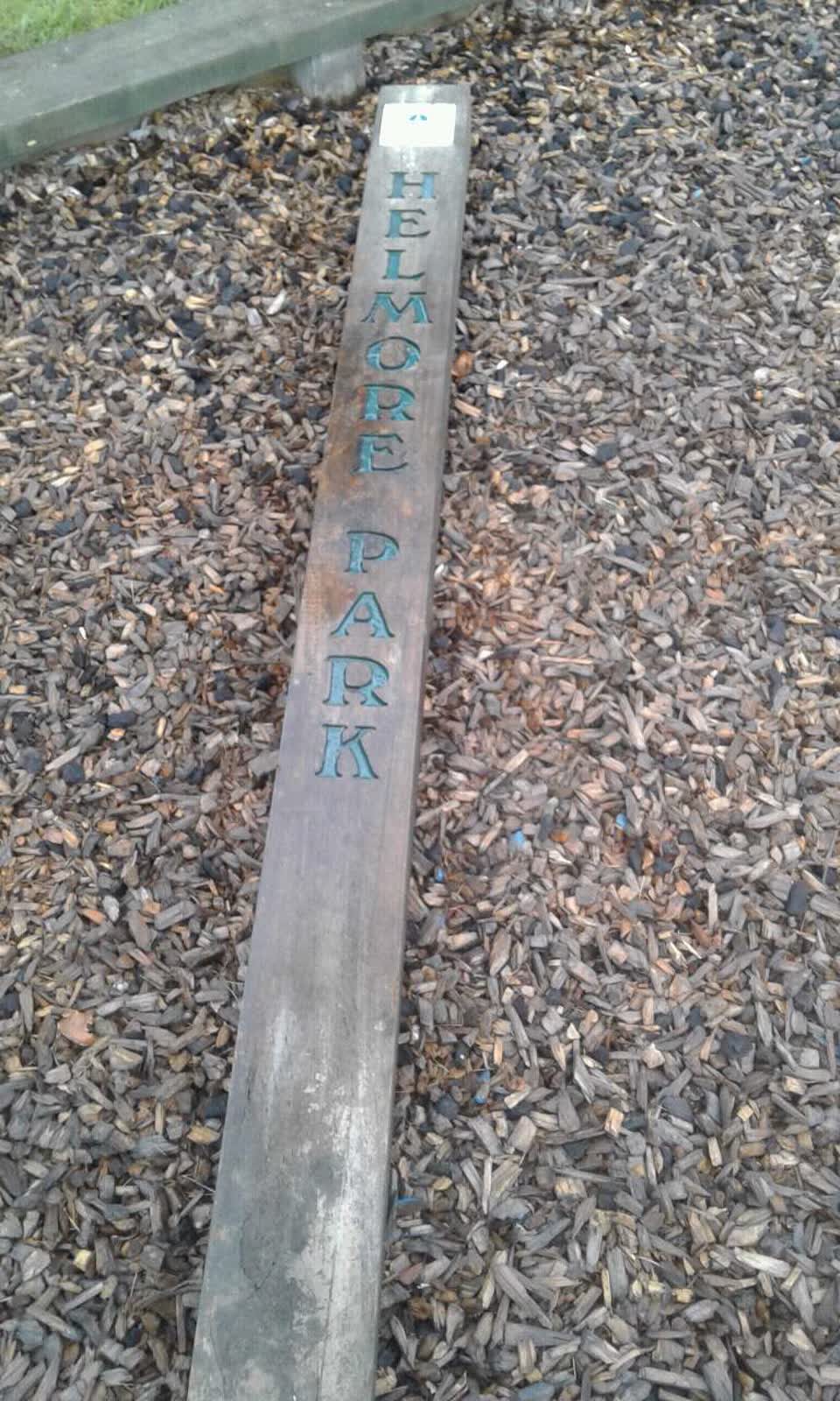 The photograph attached to this parks report