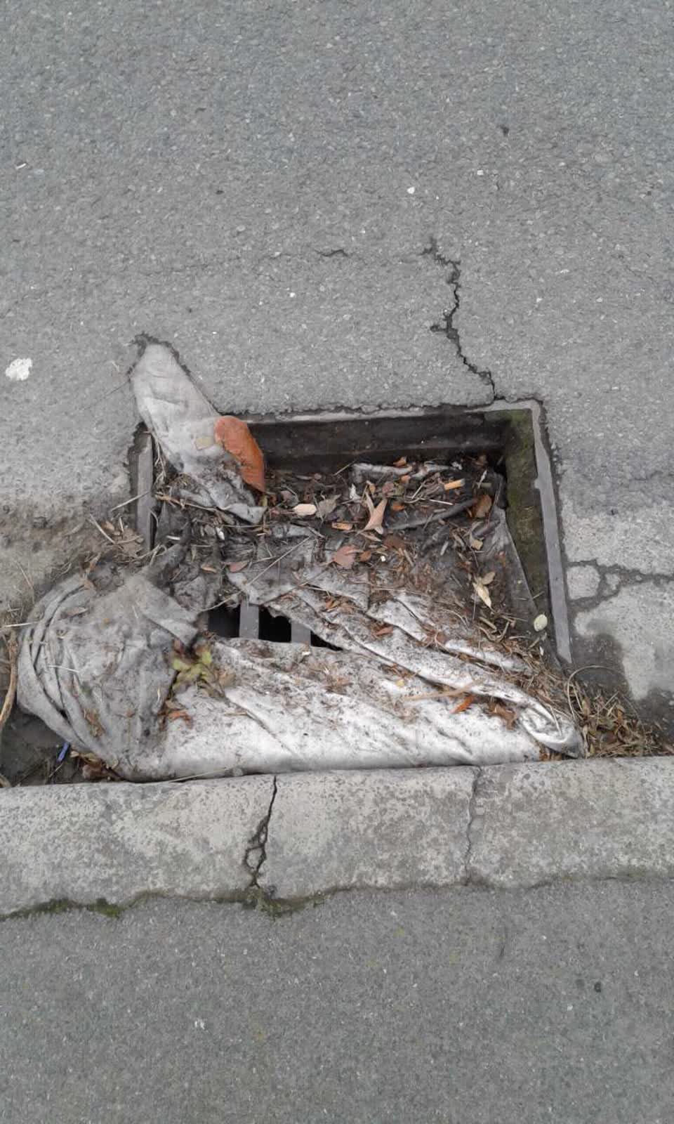 The photograph attached to this wastewater/stormwater report