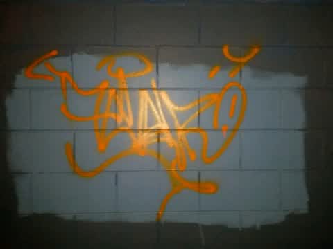 Graffiti, a report photo