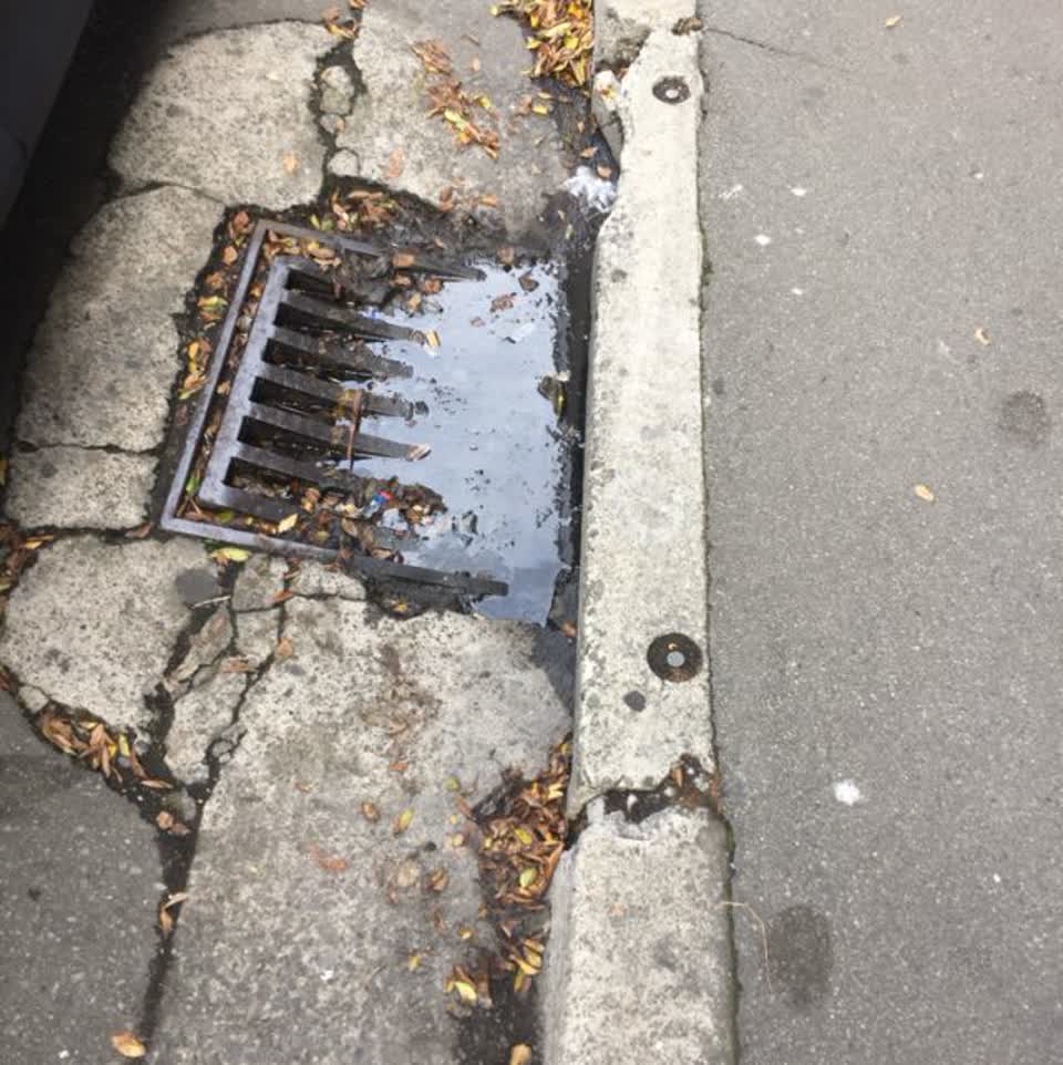 The photograph attached to this wastewater/stormwater report