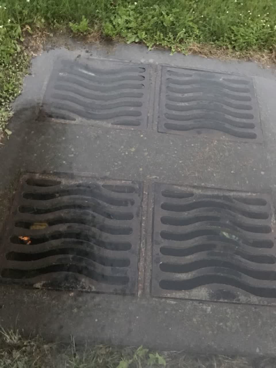 The photograph attached to this flooding report