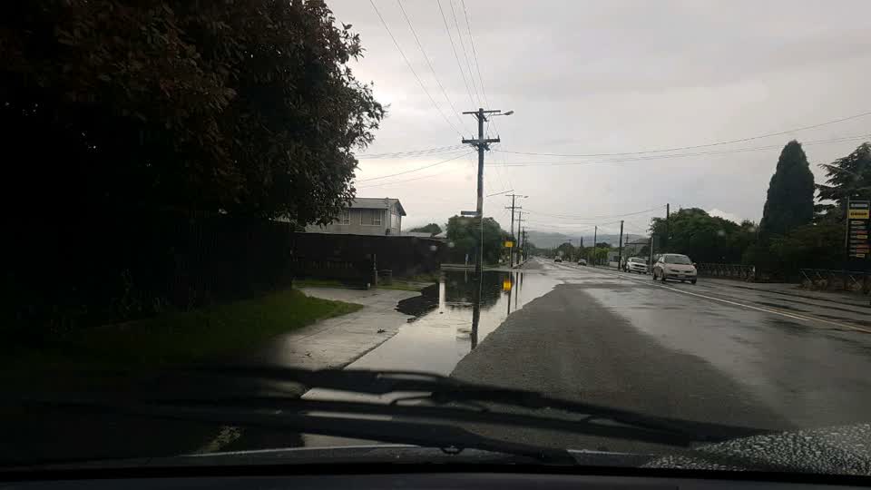 The photograph attached to this flooding report