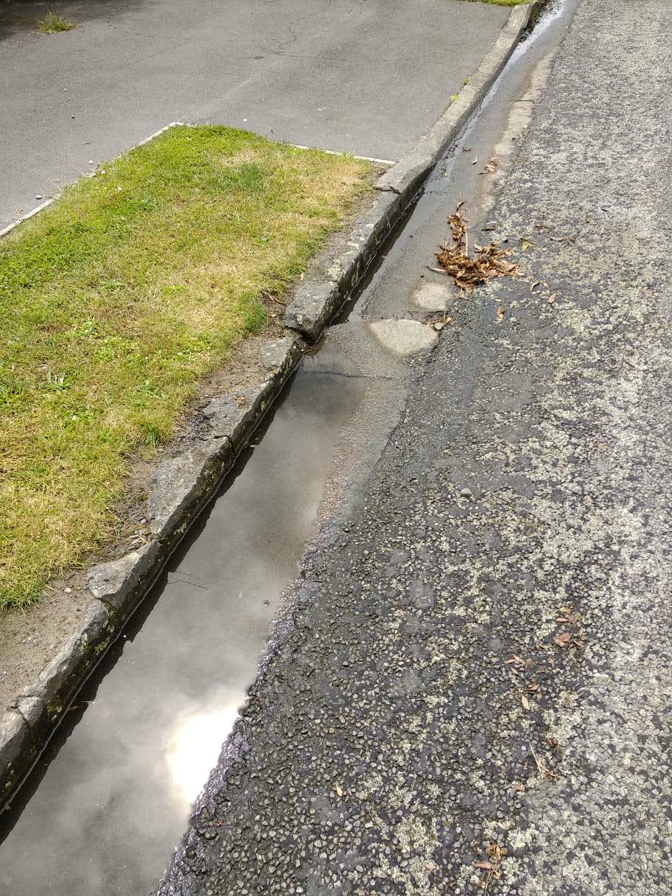 The photograph attached to this wastewater/stormwater report