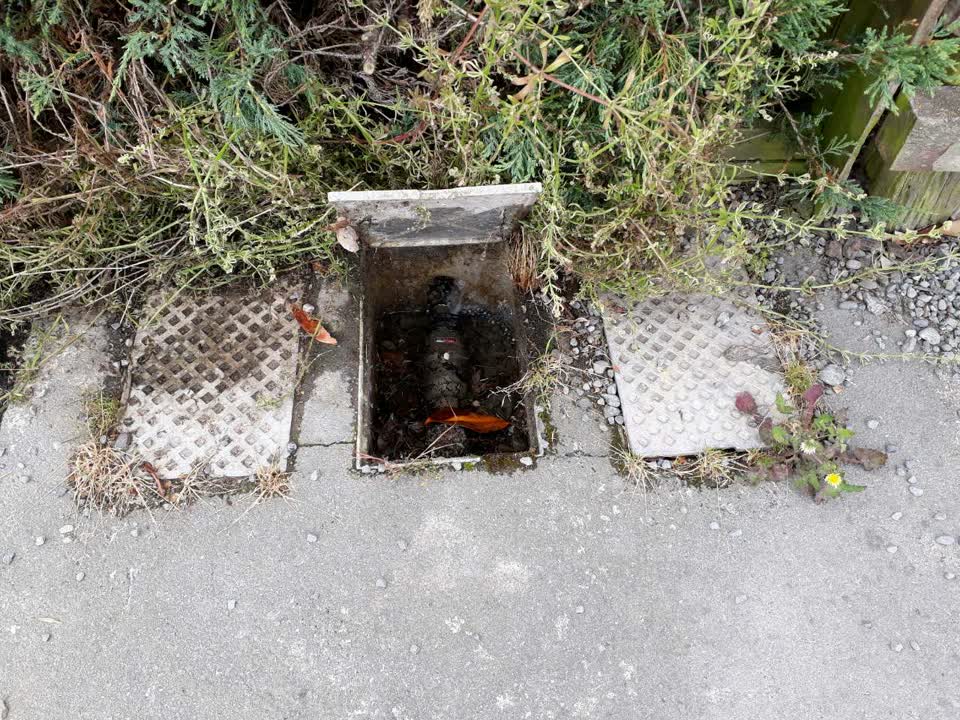 The photograph attached to this water supply report