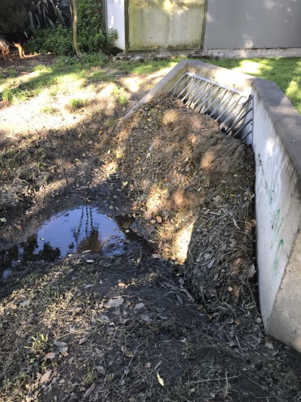 The photograph attached to this flooding report