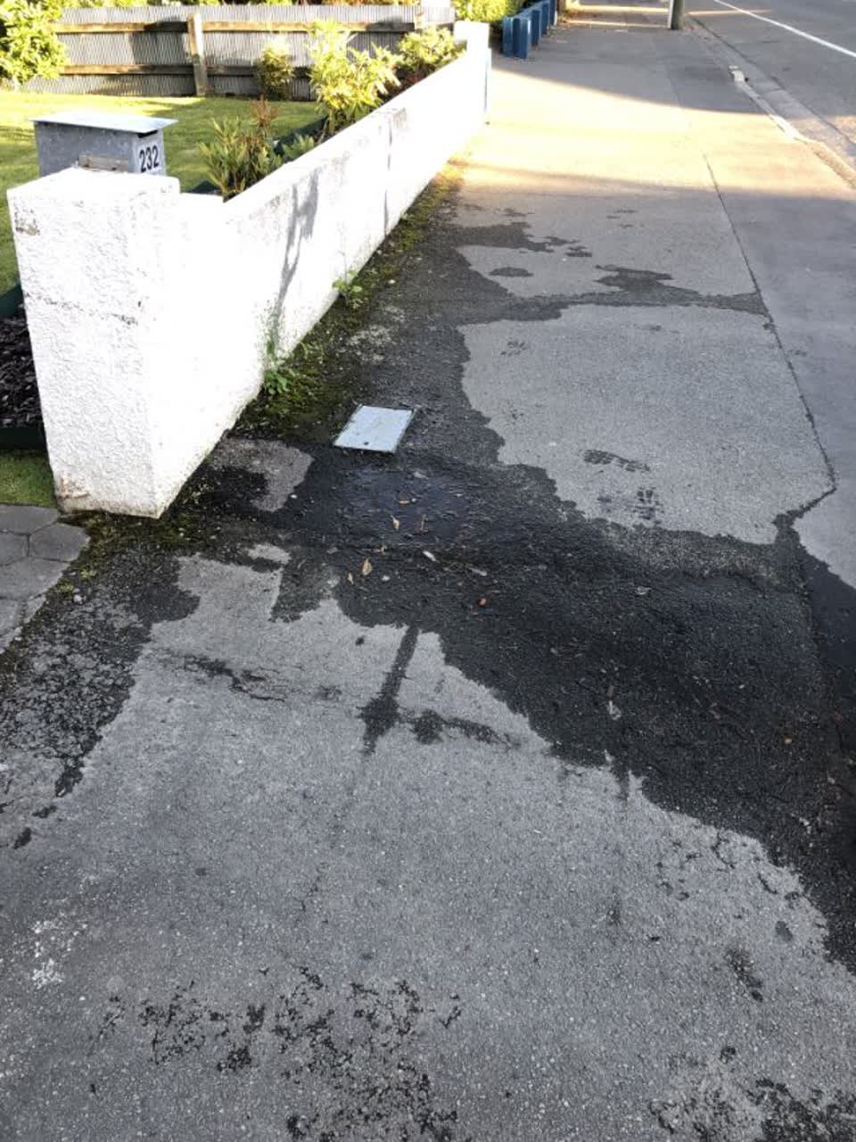 The photograph attached to this water supply report