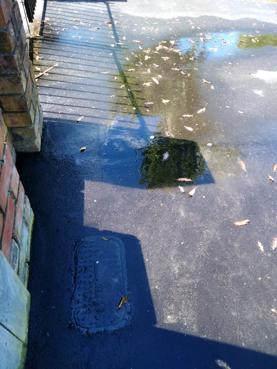 The photograph attached to this water supply report