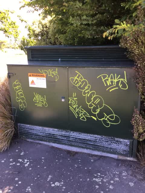 Graffiti, a report photo