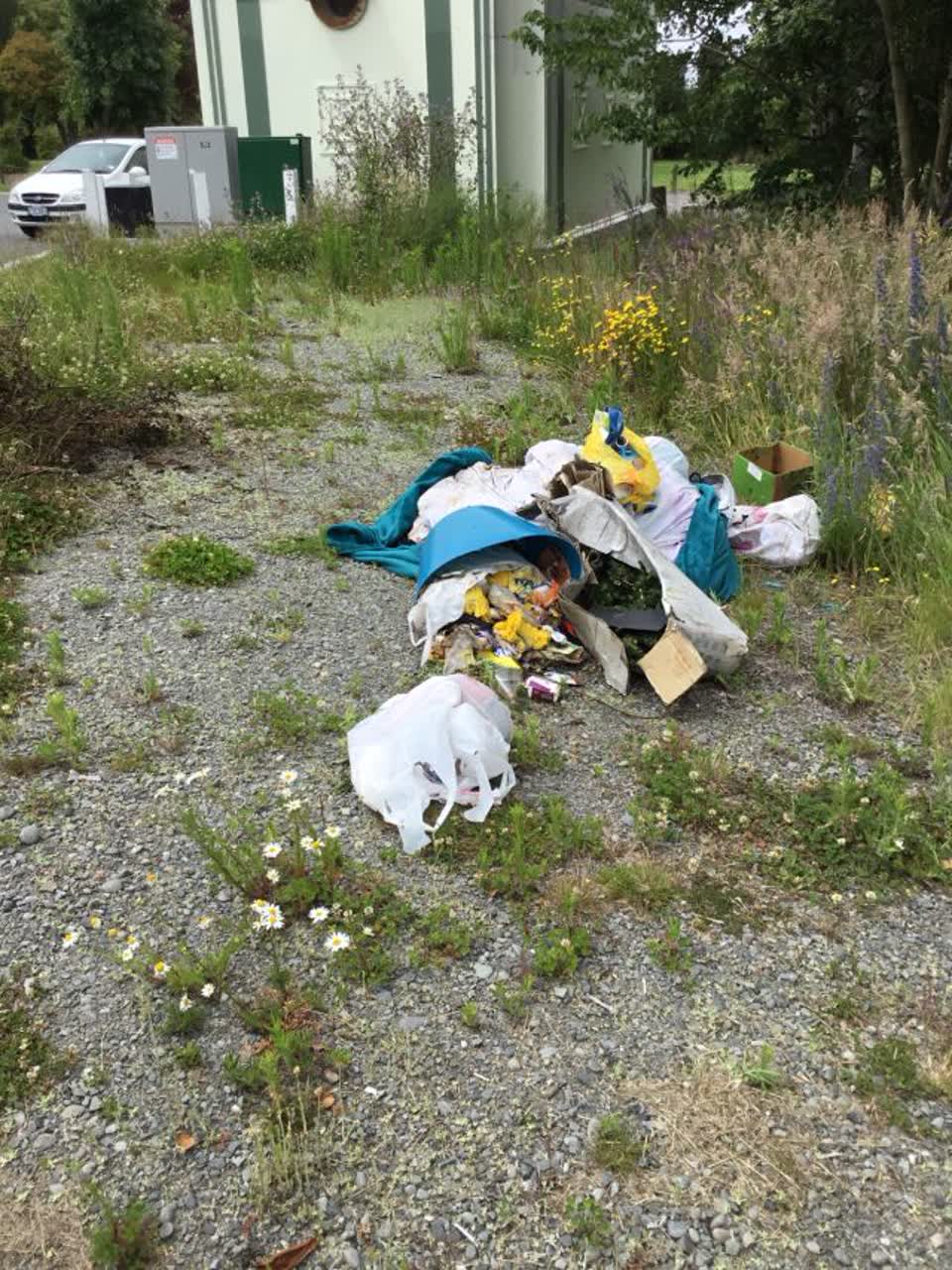 The photograph attached to this rubbish/recycling report