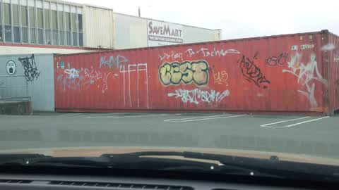 Graffiti, a report photo