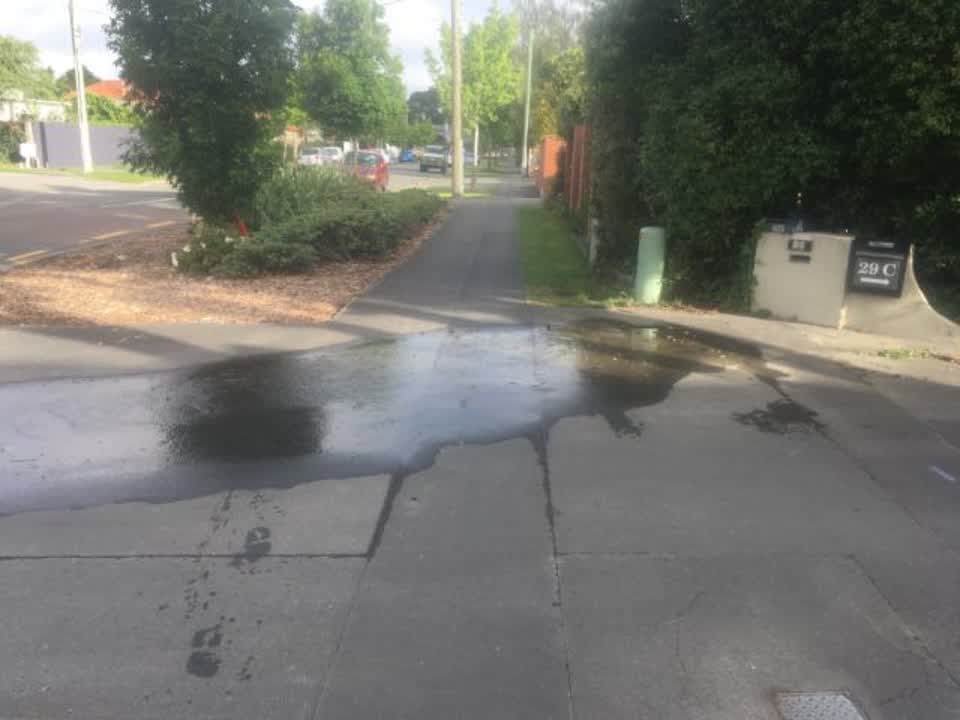 The photograph attached to this water supply report