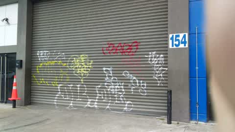 Graffiti, a report photo