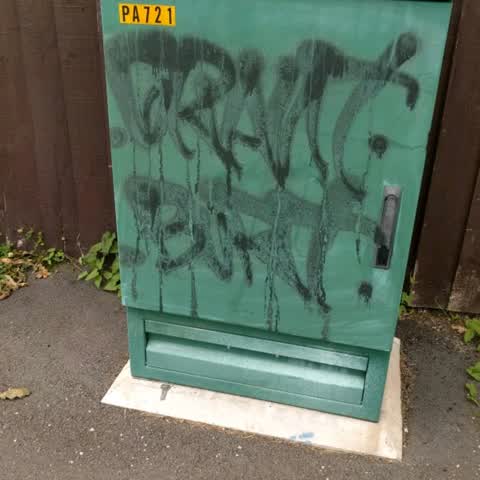 Graffiti, a report photo
