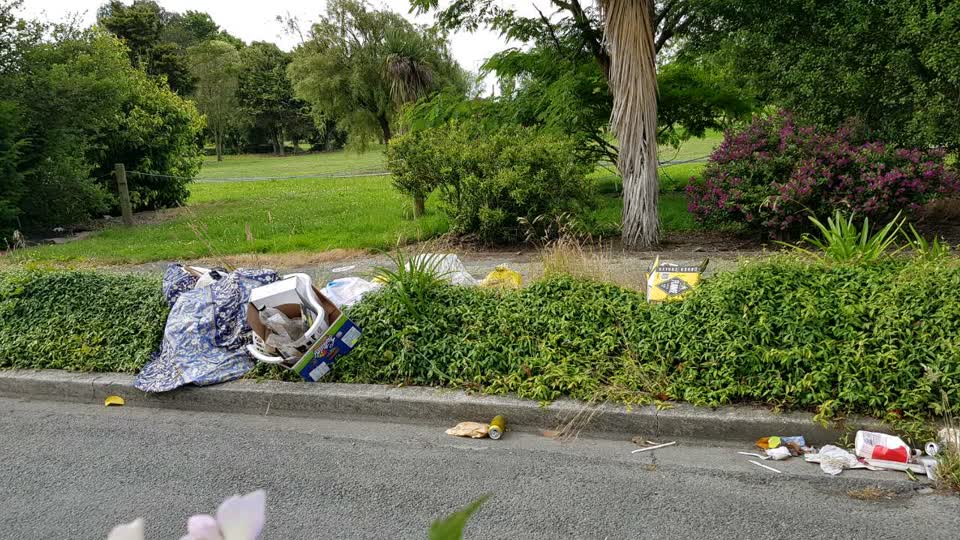 The photograph attached to this rubbish/recycling report