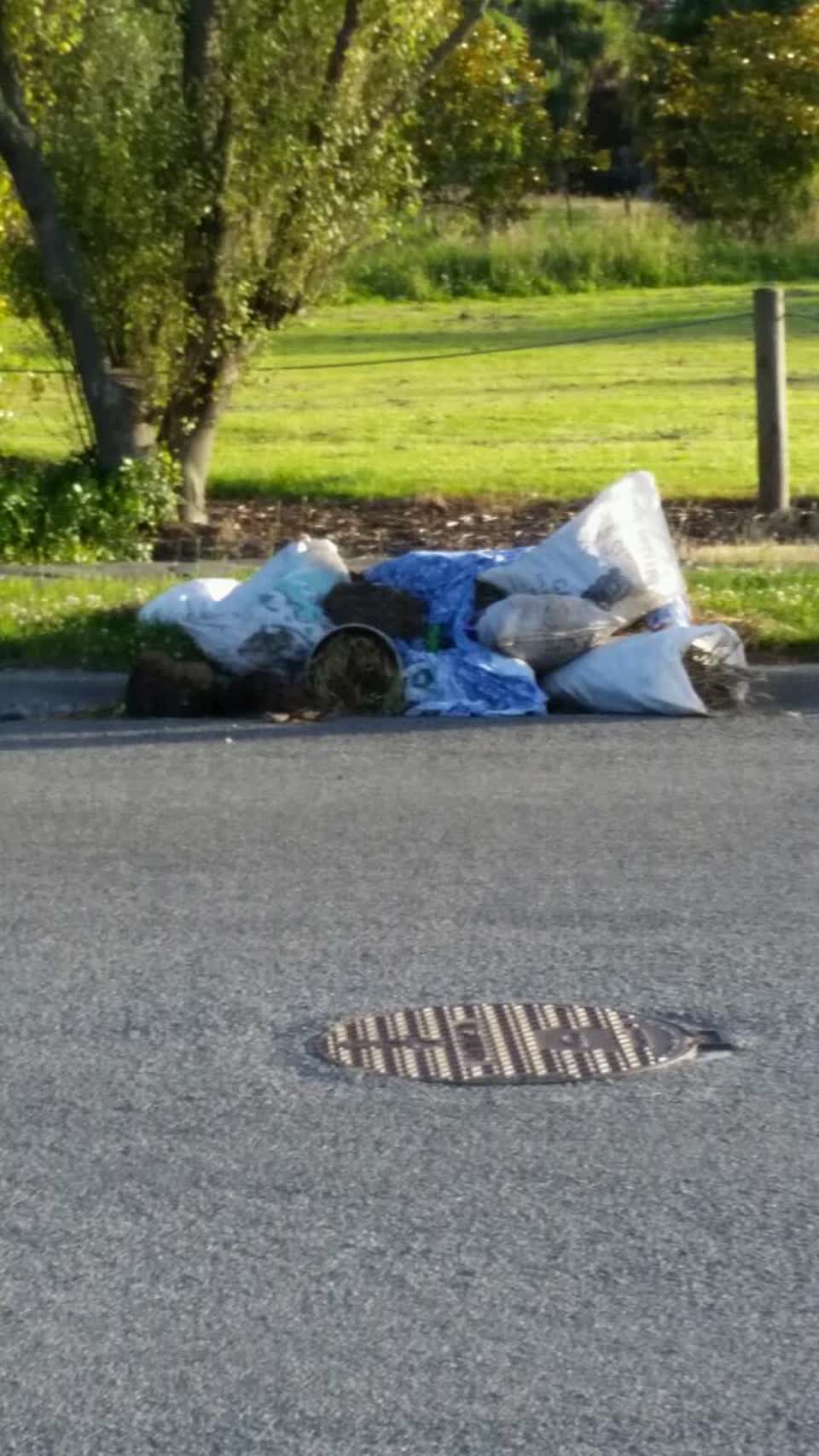 The photograph attached to this rubbish/recycling report