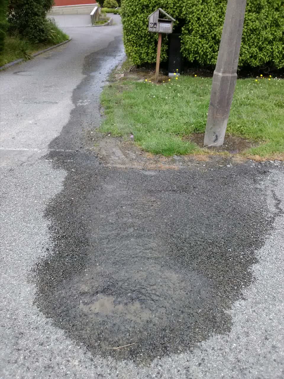 The photograph attached to this water supply report