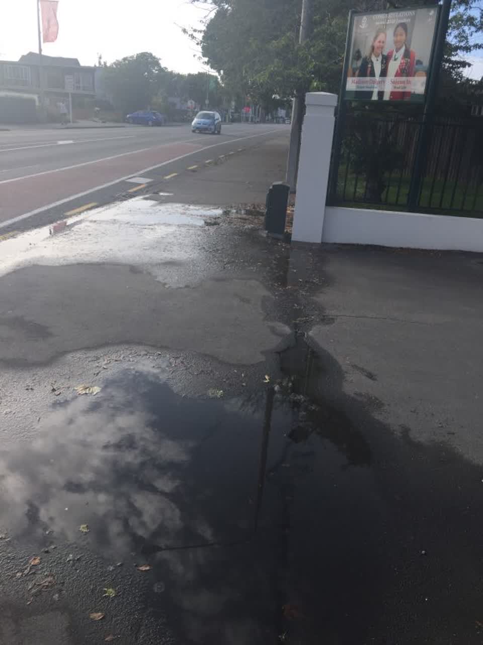 The photograph attached to this water supply report