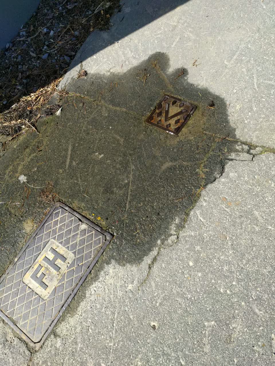 The photograph attached to this water supply report