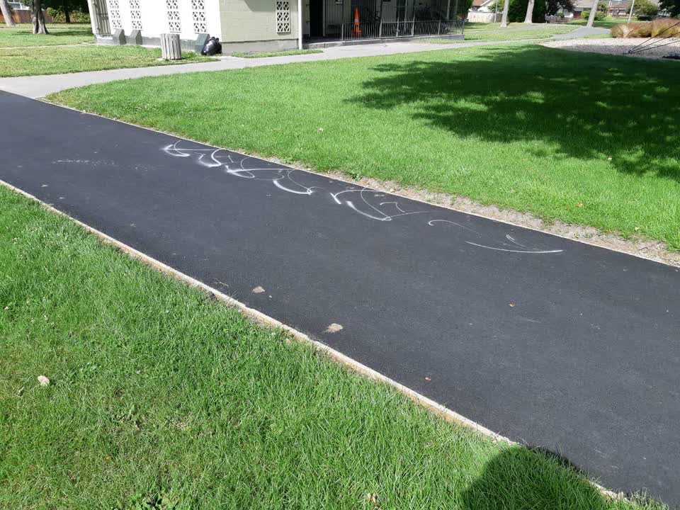 The photograph attached to this parks report