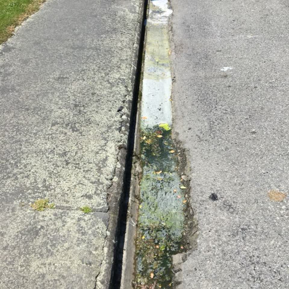 The photograph attached to this wastewater/stormwater report