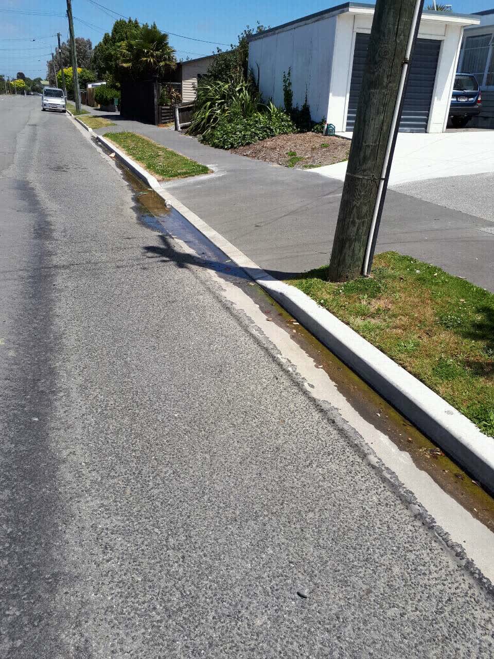 The photograph attached to this water supply report