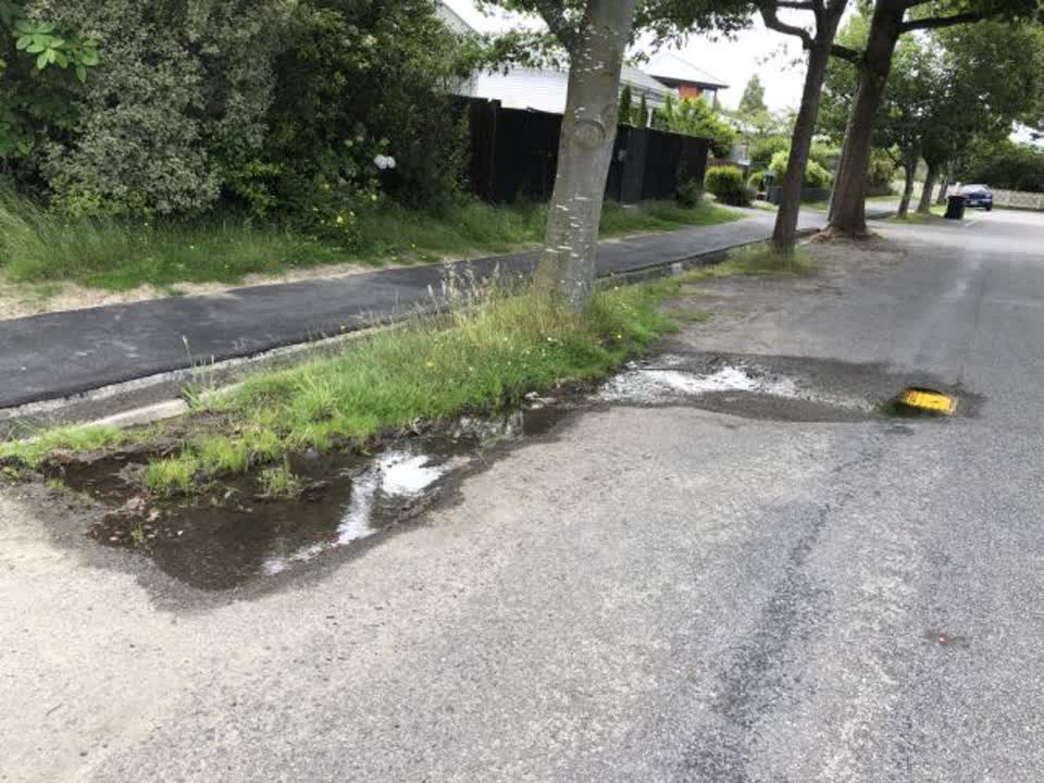 The photograph attached to this flooding report