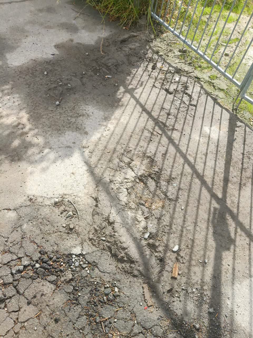 The photograph attached to this wastewater/stormwater report