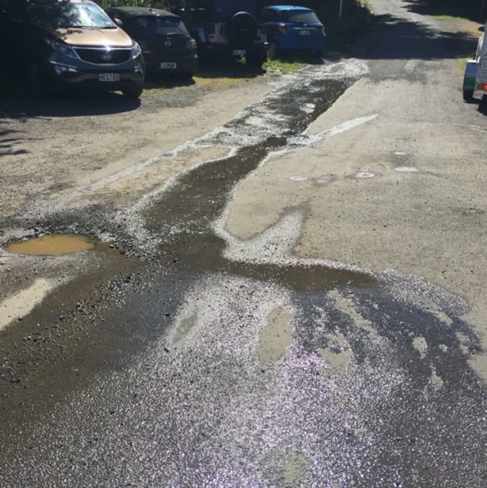 The photograph attached to this water supply report
