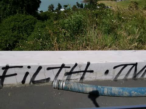 Graffiti, a report photo