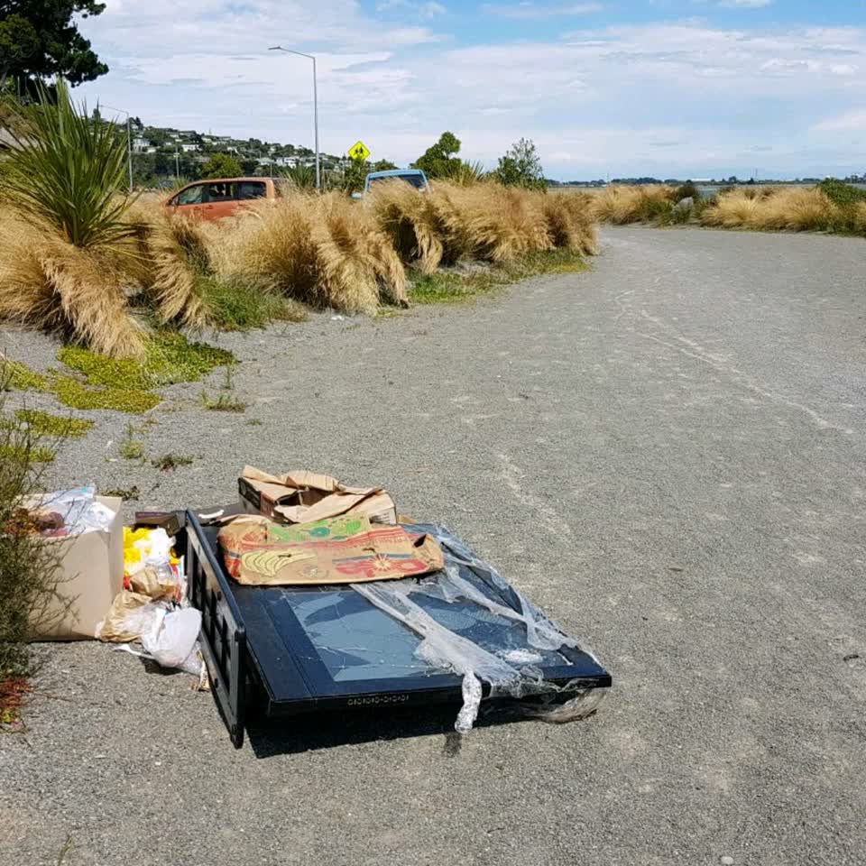 The photograph attached to this rubbish/recycling report